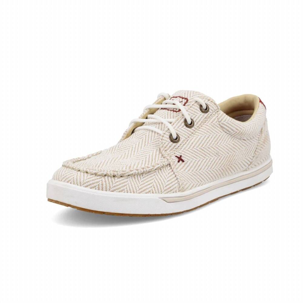 NEW TWISTED X women's kicks casual shoe in sand & white
